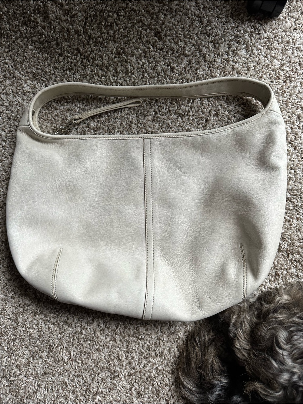Coach Off-White Leather Shoulder Bag